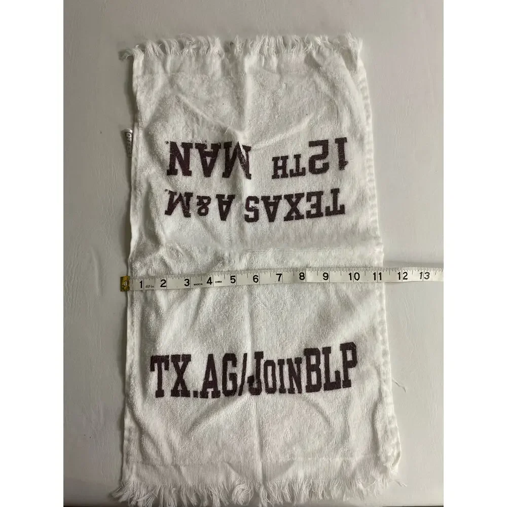 Texas A&M Aggies Golf 2 Towel 11 x 15 White Red Football College 100% Cotton